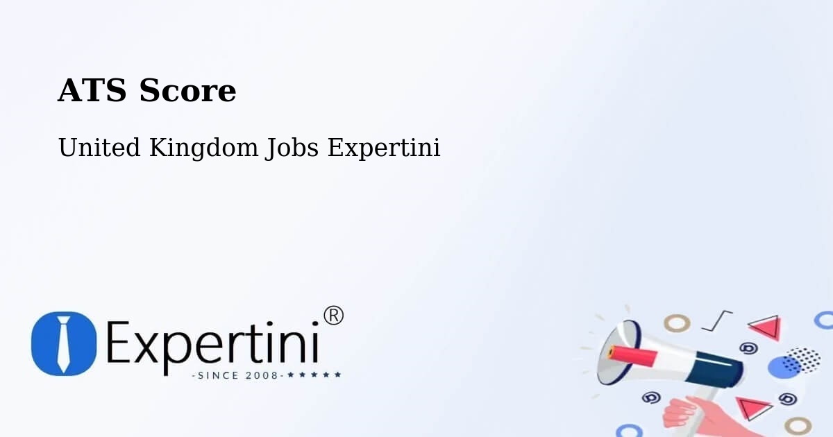 Resume ATS Score & Job Description Match Tool – Chartham - United Kingdom Jobs Expertini