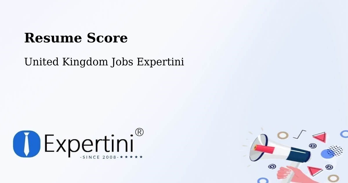 Resume Score & Job Description Match Tool – Chartham - United Kingdom Jobs Expertini